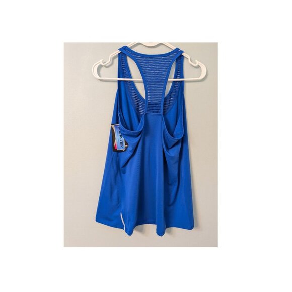 NWT- Marika Blue Sleeveless Athletic Yoga Top Scoop Neck, Large - Picture 6 of 7